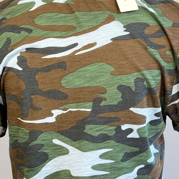 Anthropologie TLA Camouflage Women’s Cotton & Modal Tee - NWT-Size M - Picture 5 of 14